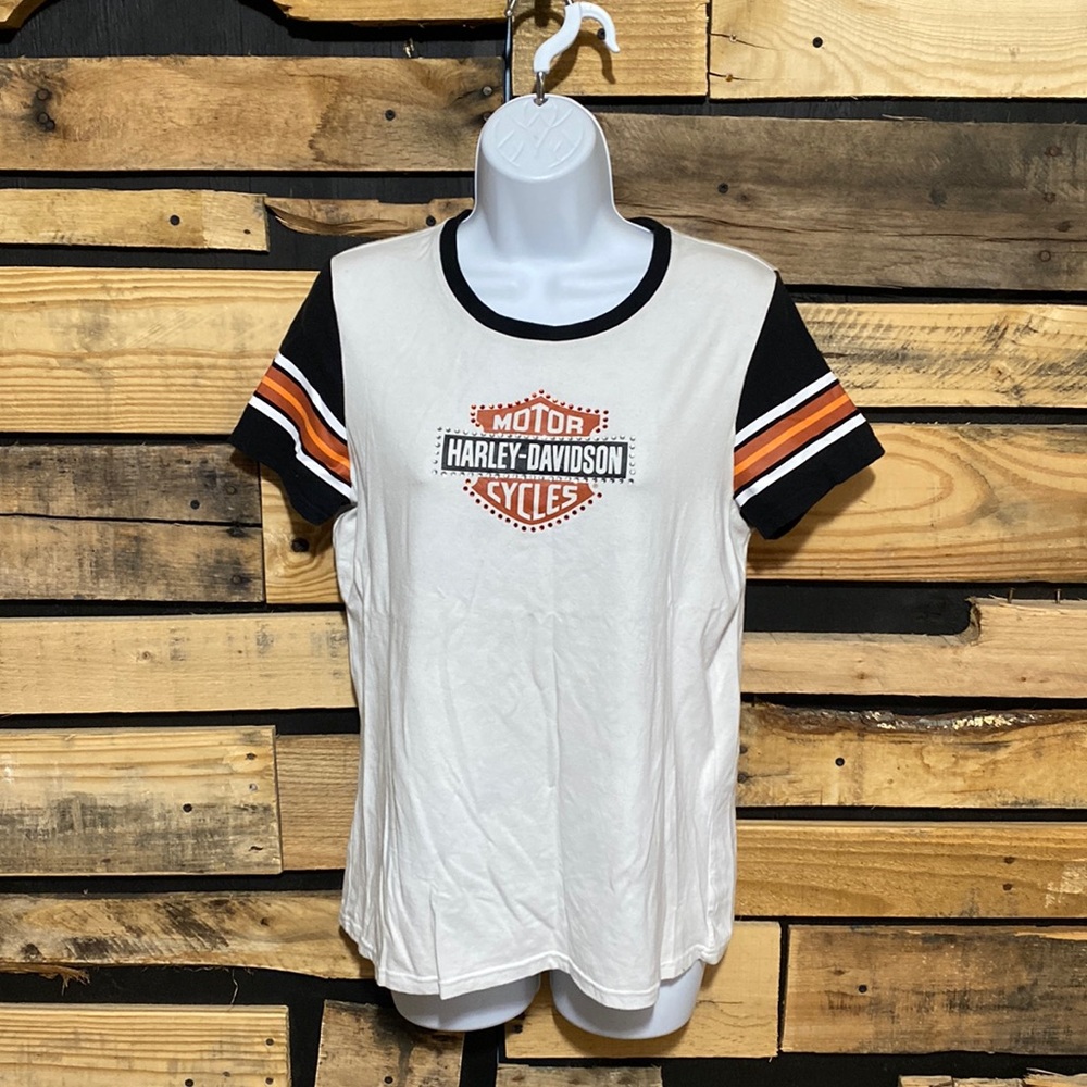 Harley Davidson‎ Women's Embellished Logo Tee Medium